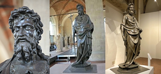 Lorenzo Ghiberti’s bronze statue of Saint John the Baptist. 